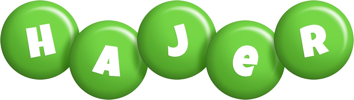 Hajer candy-green logo