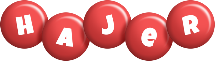 Hajer candy-red logo
