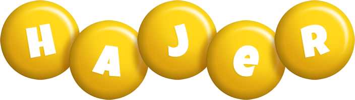 Hajer candy-yellow logo