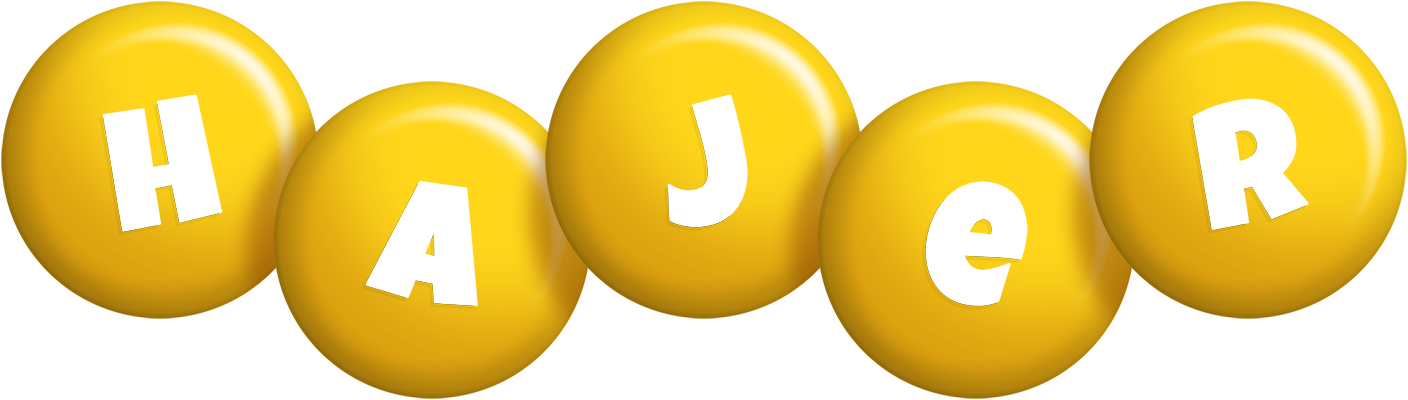Hajer candy-yellow logo