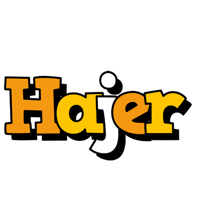 Hajer cartoon logo