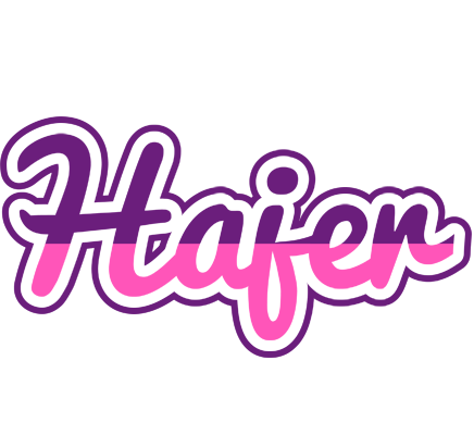 Hajer cheerful logo