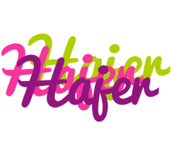 Hajer flowers logo