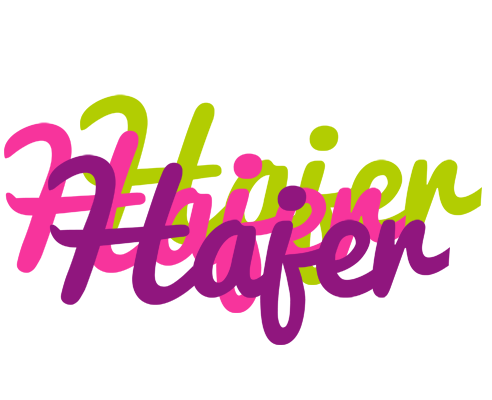 Hajer flowers logo