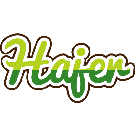 Hajer golfing logo