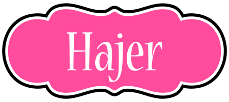 Hajer invitation logo