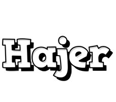 Hajer snowing logo