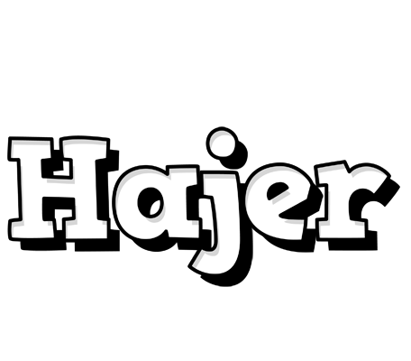 Hajer snowing logo