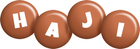 Haji candy-brown logo