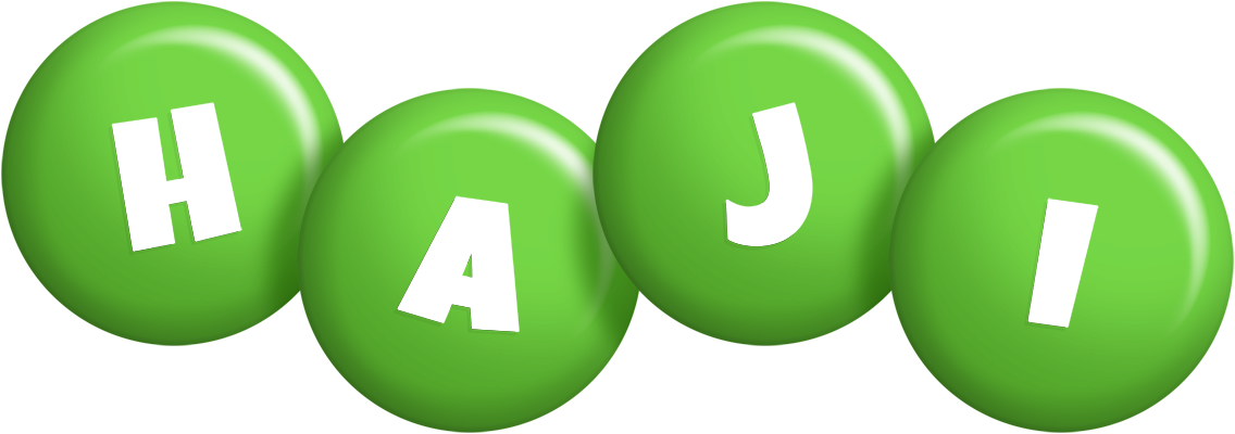 Haji candy-green logo