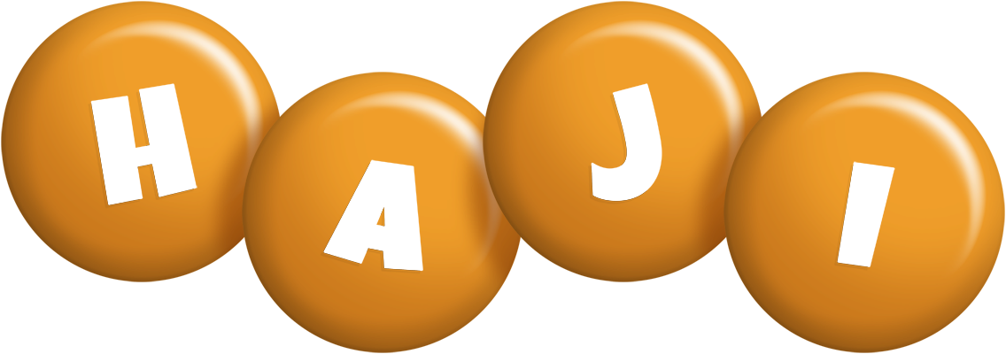 Haji candy-orange logo
