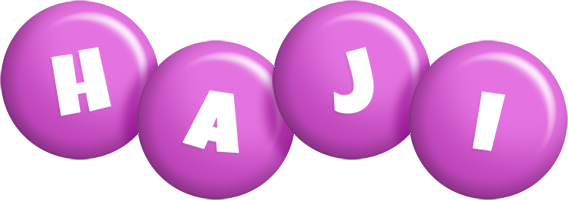 Haji candy-purple logo