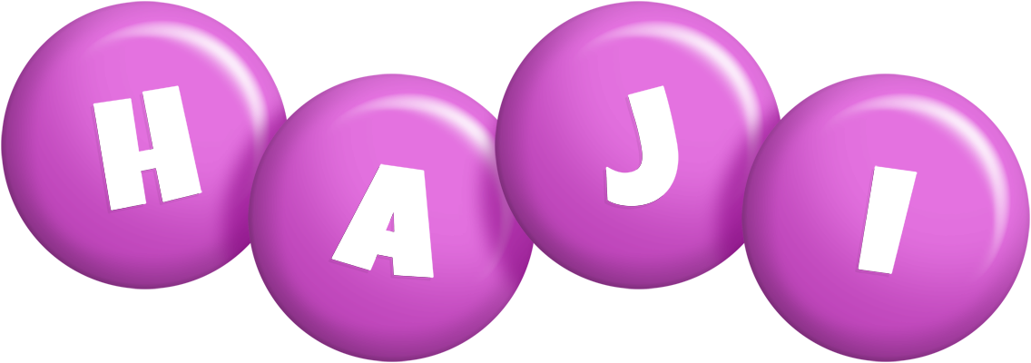 Haji candy-purple logo