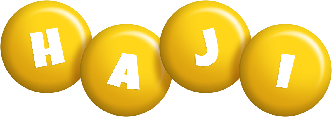 Haji candy-yellow logo
