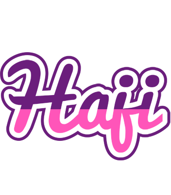 Haji cheerful logo