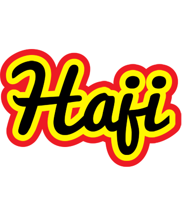 Haji flaming logo