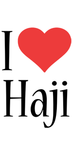 Haji i-love logo