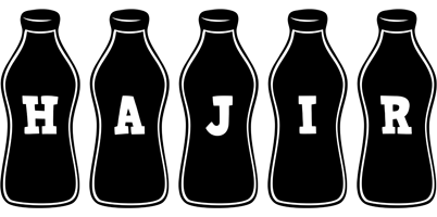 Hajir bottle logo