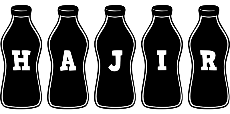 Hajir bottle logo