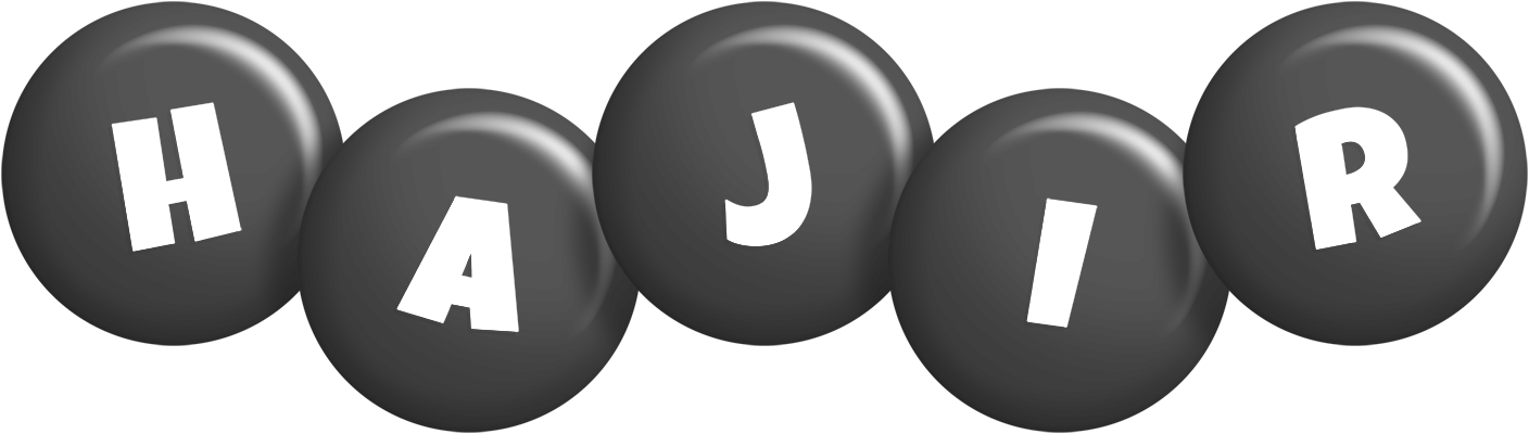Hajir candy-black logo
