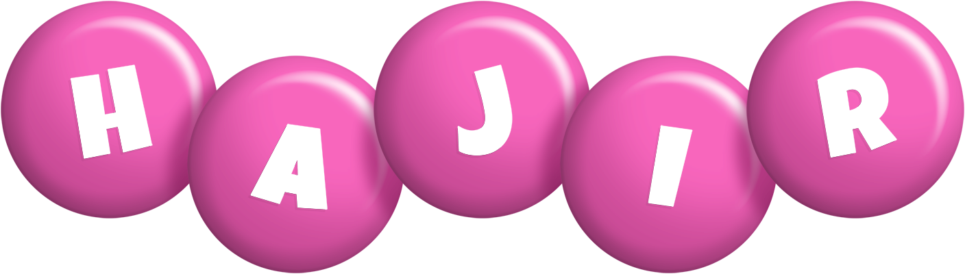 Hajir candy-pink logo