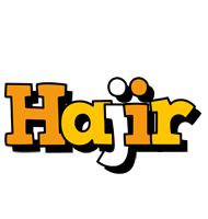 Hajir cartoon logo