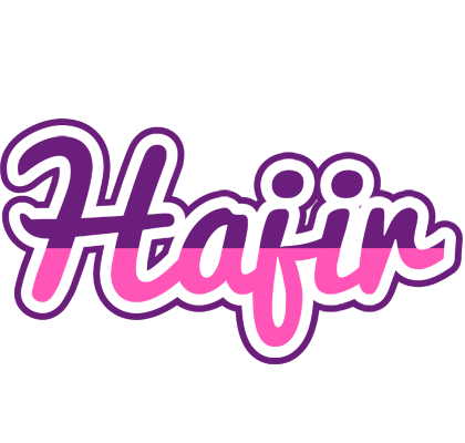 Hajir cheerful logo