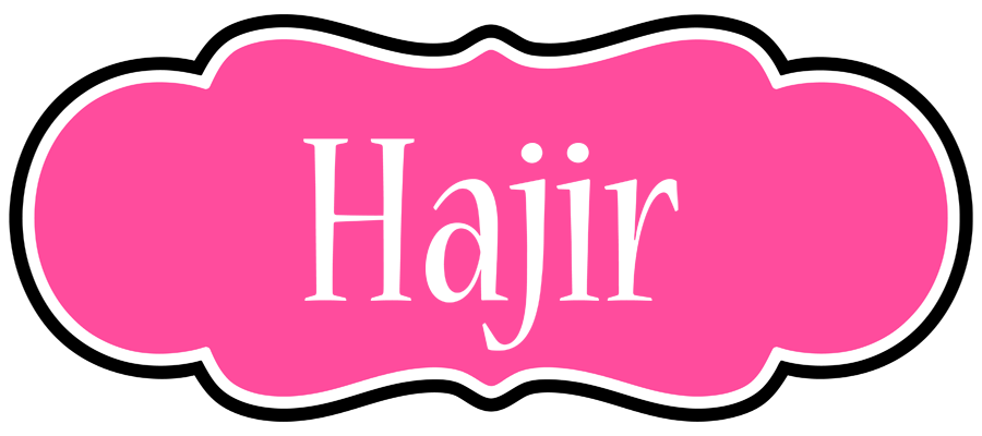 Hajir invitation logo