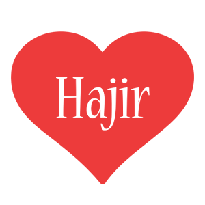 Hajir love logo