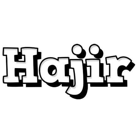 Hajir snowing logo