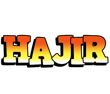 Hajir sunset logo