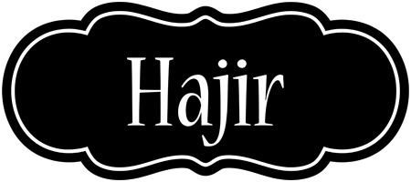 Hajir welcome logo