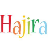 Hajira birthday logo