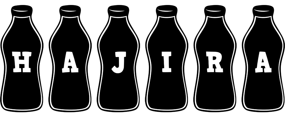 Hajira bottle logo