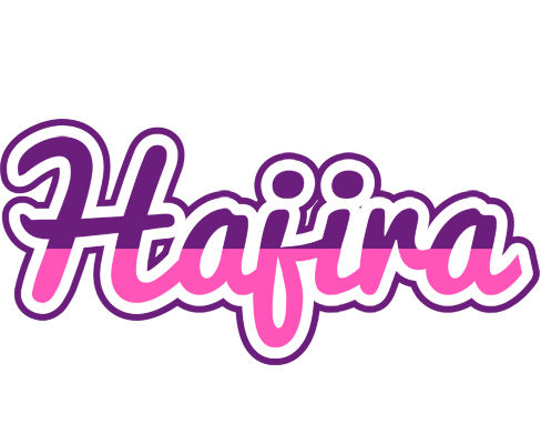 Hajira cheerful logo