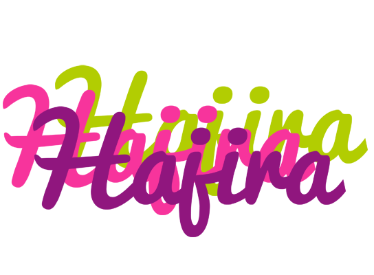 Hajira flowers logo