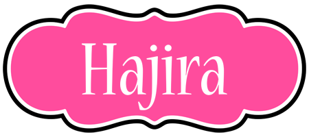 Hajira invitation logo