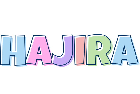 Hajira pastel logo