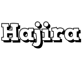 Hajira snowing logo