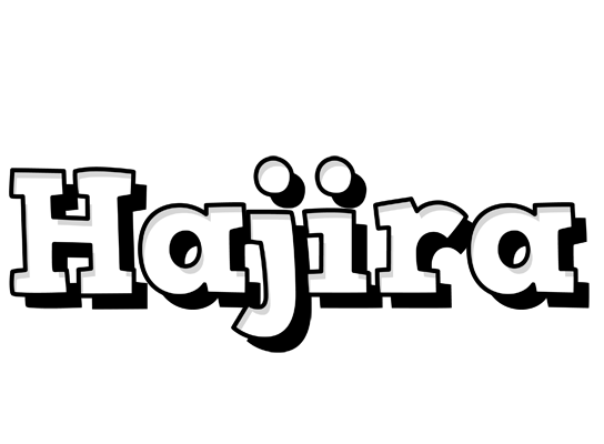 Hajira snowing logo