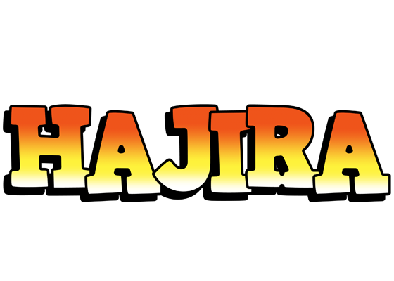 Hajira sunset logo