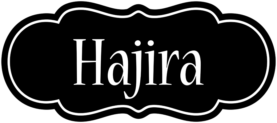 Hajira welcome logo