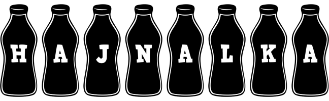 Hajnalka bottle logo