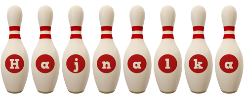 Hajnalka bowling-pin logo