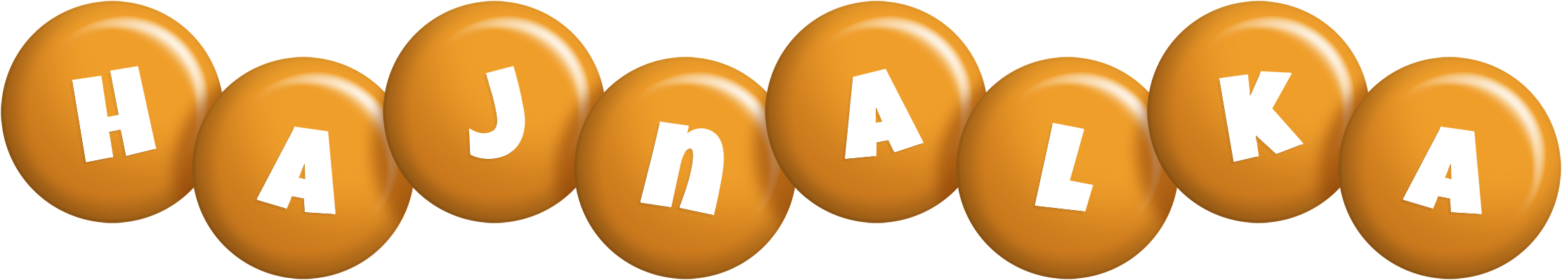 Hajnalka candy-orange logo