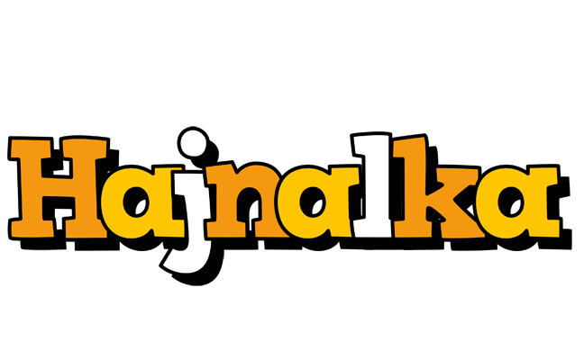 Hajnalka cartoon logo