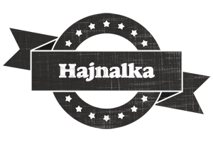 Hajnalka grunge logo