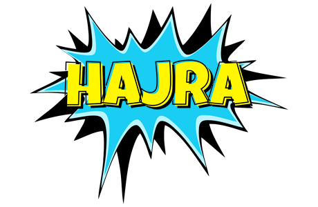 Hajra amazing logo