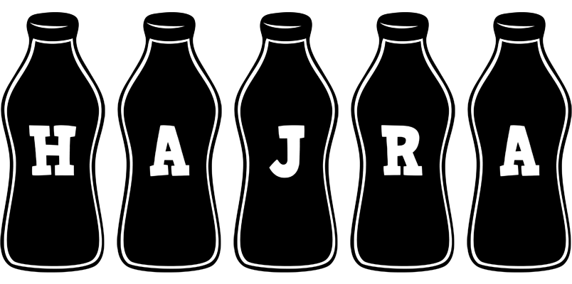 Hajra bottle logo