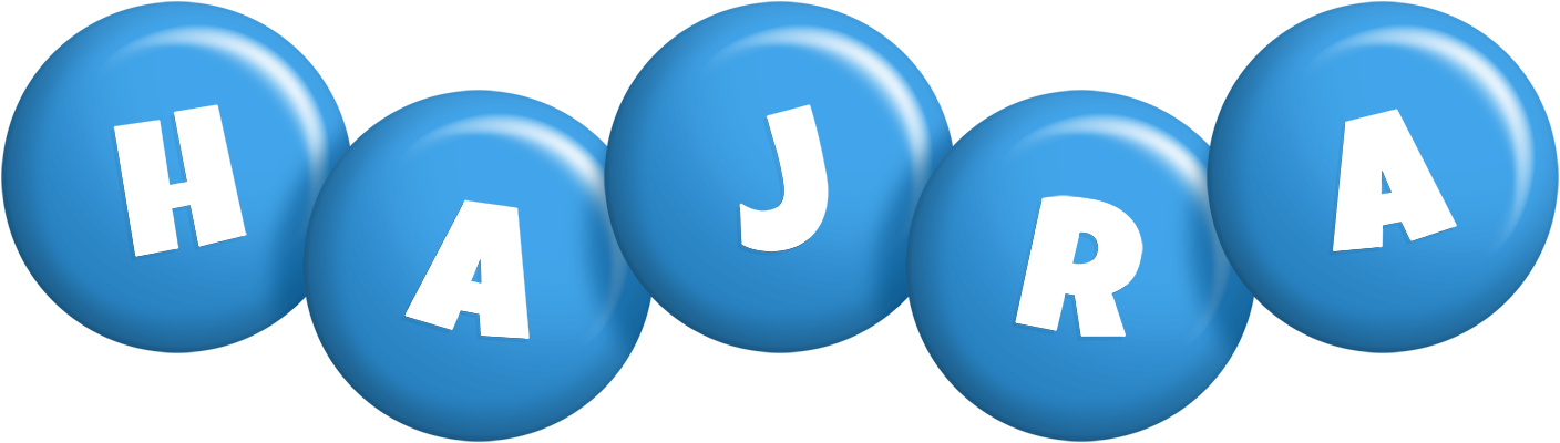 Hajra candy-blue logo
